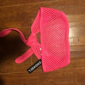 Shondel The Label Bandeau Festival Crochet Top NWT